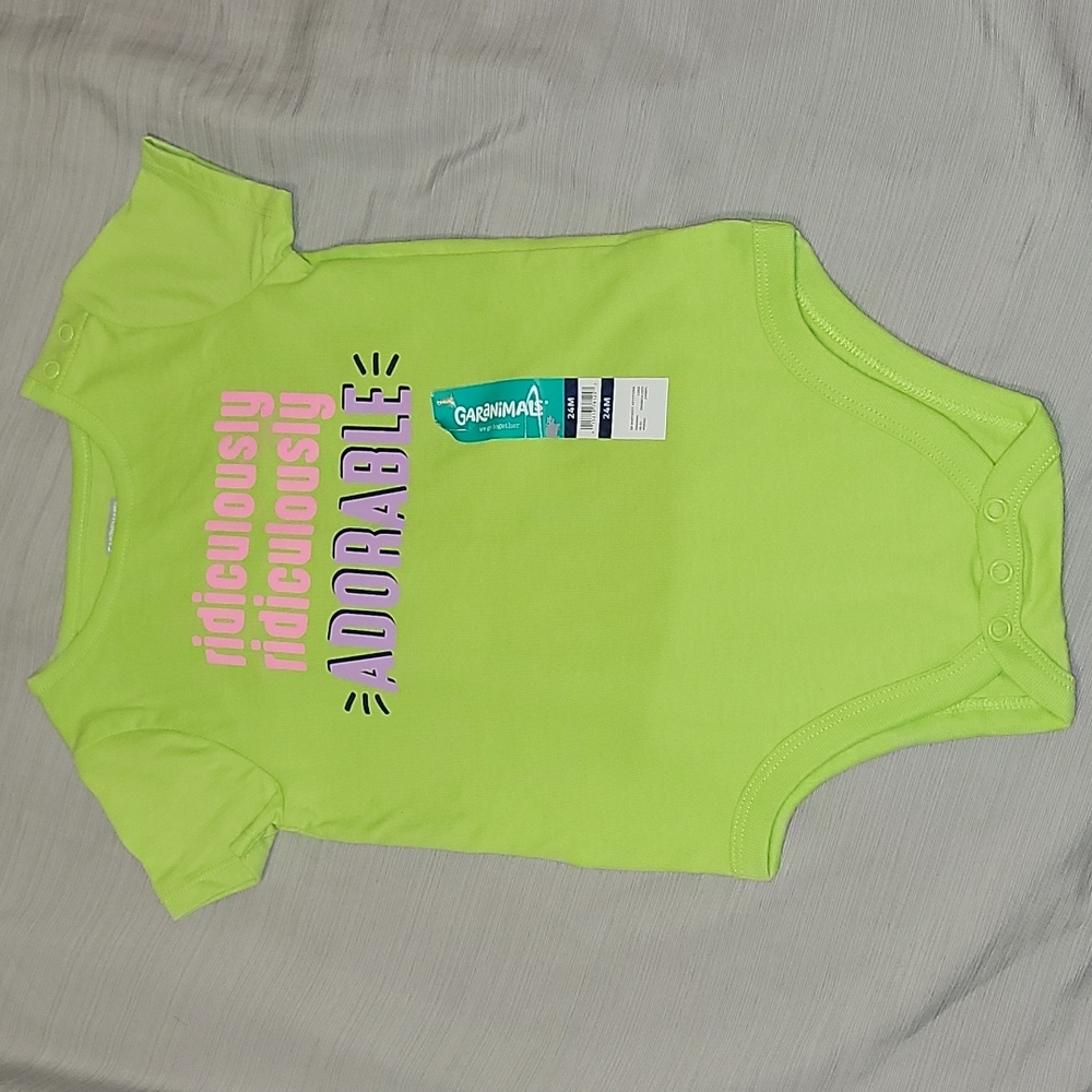 Garanimals green onesie